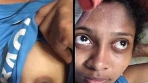 Beautiful Sri Lankan girl flaunts her breasts