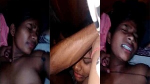 Young lovers engage in hardcore sex in video