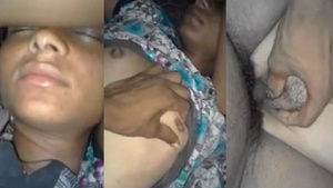 Naughty Indian girl seduces her sleeping uncle for sex