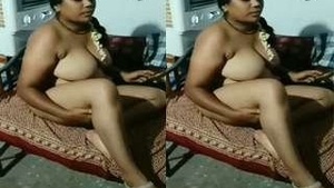 Tamil wife strips down and performs live on camera