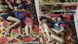 Indian couple makes home video of wife becoming a sexy Tamil auntie