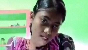 Desi maid pleasures herself with dildo in video