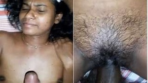Horny wife masturbates and gets anal from husband