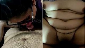 Bodie gives a sensual blowjob to rid her husband of his hard cock