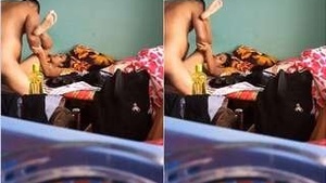 Pretty girl gives a blowjob and gets fucked hard