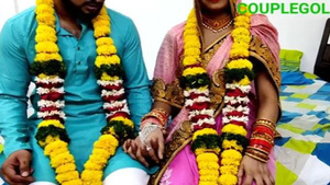 Indian newlyweds share their passion in free amateur porn video
