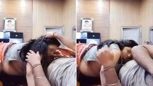 Desi wife gives a live performance of her oral skills on camera