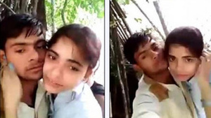 Desi Indian girl gives her stepbrother a blowjob in self-shot video