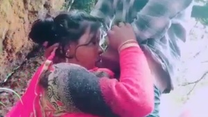 Indian woman getting fucked in the garden