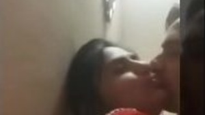 Desi couple indulges in steamy sex in the bathroom