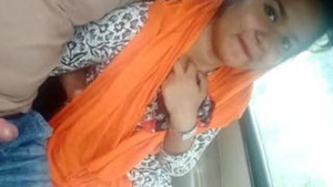 Punjabi hottie gives a blowjob to her brother in a car