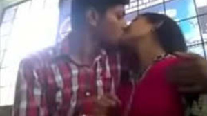 Desi couple shares passionate kisses in a romantic video