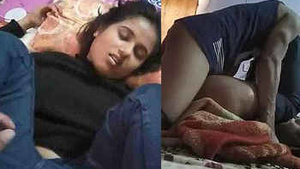 Mumbai girl enjoys rough sex with her boyfriend in bedroom