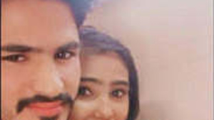 Cute couple gets intimate in taptap video
