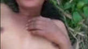 First-time Indian college girl gets fucked in the woods