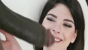 Sara takes on a big black cock in a steamy encounter