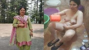 Desi wife strips down and has intense sex with her husband