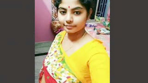 Bengali boudi's solo masturbation session in a video update