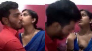 Indian girl gives boobs a boobie treatment at a cyber cafe