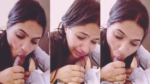 Indian girl gives a seductive oral sex video