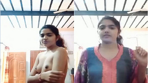 Amateur Indian girl flaunts her boobs in exclusive video