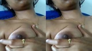 Tamil girl flaunts her big boobs in exclusive video