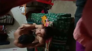 Village girl gets naughty in hidden camera video