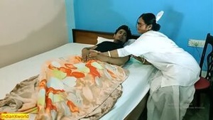 Desi nurse teases and pleases in hospital sex video