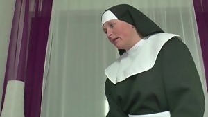 German nun Mama gets married to a rookie ABB in tagged video