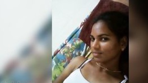 A Telugu college girl who has never had sex at home gets wild and naughty
