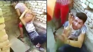 Desi couple caught in the act of outdoor adultery, Mms video of Indian wife and lover