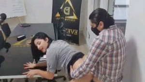 Desi secretary gets anal from boss in office
