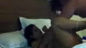 Horny couple indulges in hardcore hotel sex with a mature man