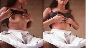 Cute girl from Assam flaunts her breasts and masturbates in exclusive video