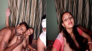 Exclusive amateur threesome with Indian couple