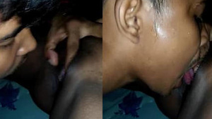 Indian girlfriend pleasures her friend with her tongue