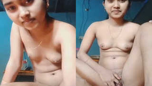 Exclusive video of hot Indian bhabhi going nude in Bangla