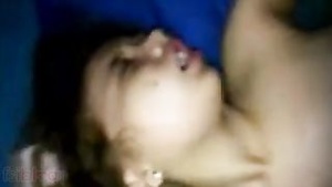 Horny college girl moans in pleasure during first-time sex