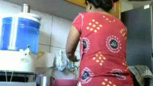 Desi couple's kitchen romance in full HD video