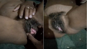 Desi wife's exclusive video recording with husband