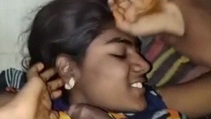 Indian black cock gets sucked in the dark by a Tamil aunty