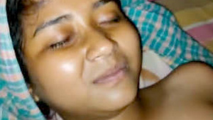 Indian Assame girl enjoys natural sex with creampie