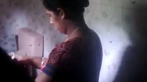 Indian bhabhi takes a hot shower and masturbates