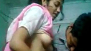 Hindi MMC video of a sexy girl having sex with a desi baba