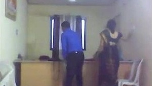 Indian bride-to-be gets naughty with her office colleague
