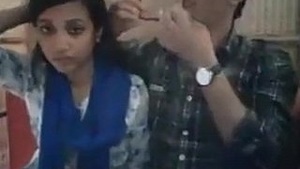 Indian college girl sweeps and gets fucked by hotel worker
