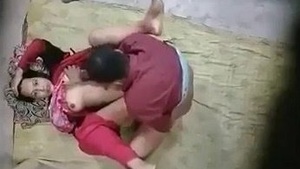Spy on Bhabhi's steamy sex scenes in this door-cam video