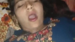 Bhabhi's solo masturbation and hardcore sex