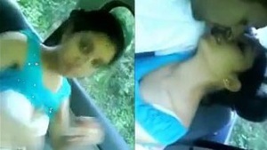 Desi secretary gets naughty with her boss in a car