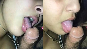 Arabian princess shows off her oral skills in a steamy video